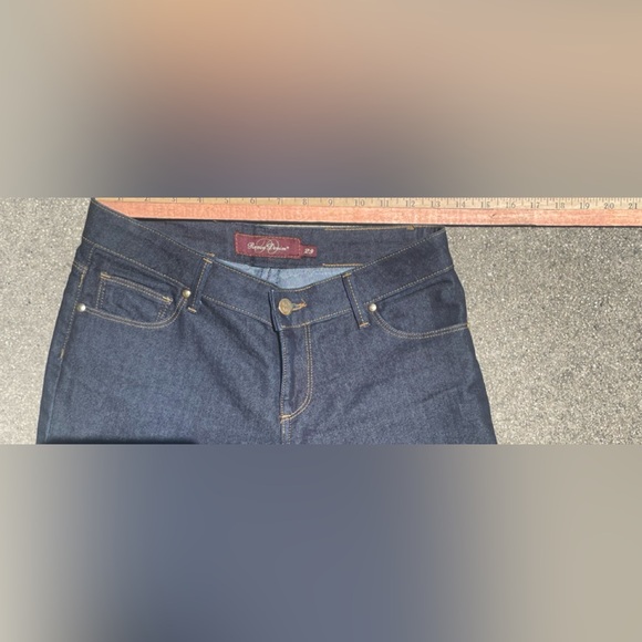 RAVEN DENIM DARK WASH BOOTCUT BLUE WOMENS JEANS SIZE 29 POCKETS BELT LOOPS - Picture 7 of 7